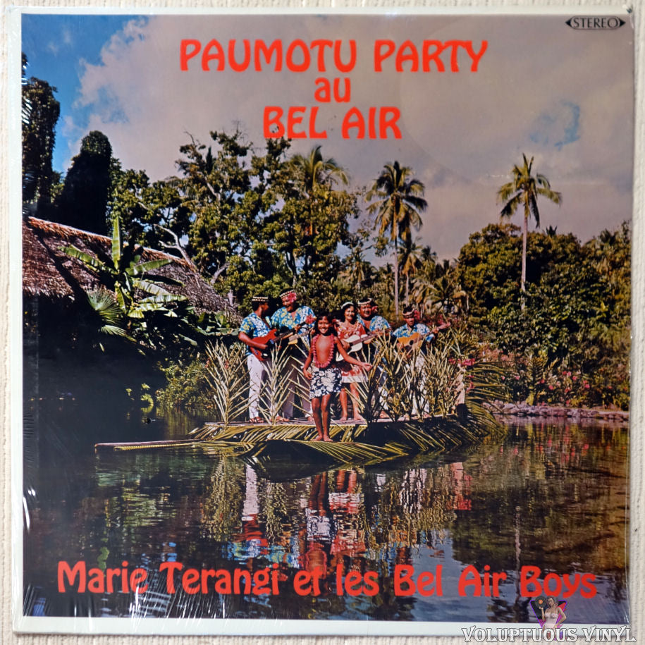 Marie Terangi Et Les Bel Air Boys ‎– Paumotu Party Au Bel Air vinyl record front cover