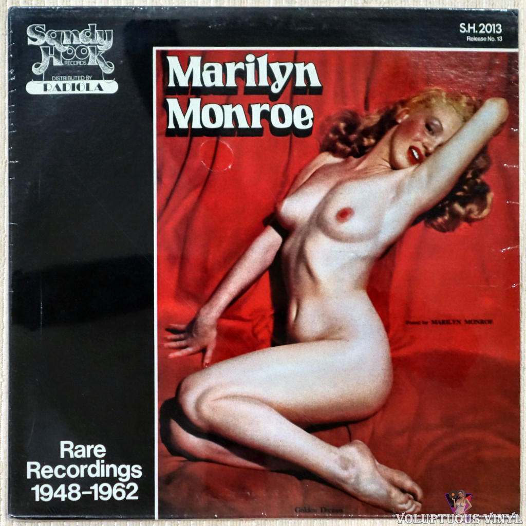 Marilyn Monroe ‎– Rare Recordings 1948-1962 vinyl record front cover