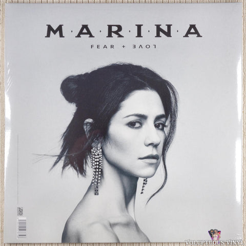 Marina ‎– Love + Fear vinyl record back cover