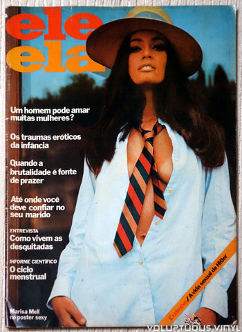 Ele Ela - August 1973 - Marisa Mell Hot Cover and Poster
