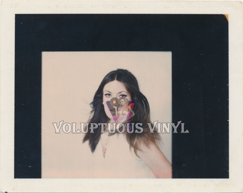 Marisa Mell Fashion Test Shot, White Blouse, One-Off Polacolor Polaroid Photograph