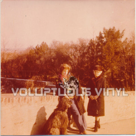 Wilma Moitzi (Marisa Mell's Mother) Dog Walking / Holiday Photos Late 1960's To 1970's ONE OF A KIND LOT!