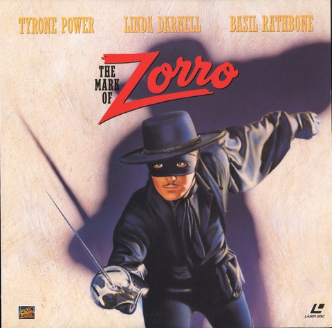 Mark of Zorro, The (1940) LaserDisc