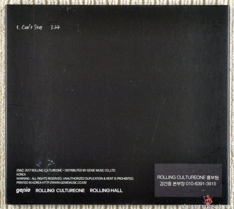 MARMELLO – Can't Stop CD back cover