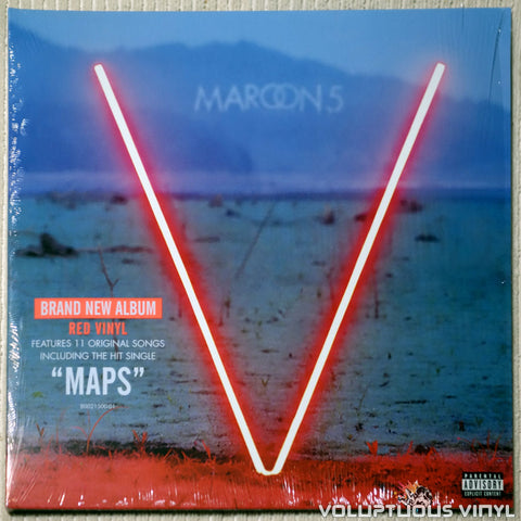 Maroon 5 ‎– V - Vinyl Record - Front Cover