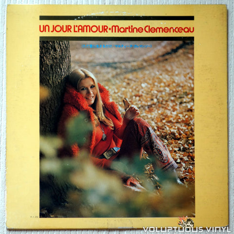Martine Clémenceau ‎– Un Jour L'amour - Vinyl Record - Back Cover