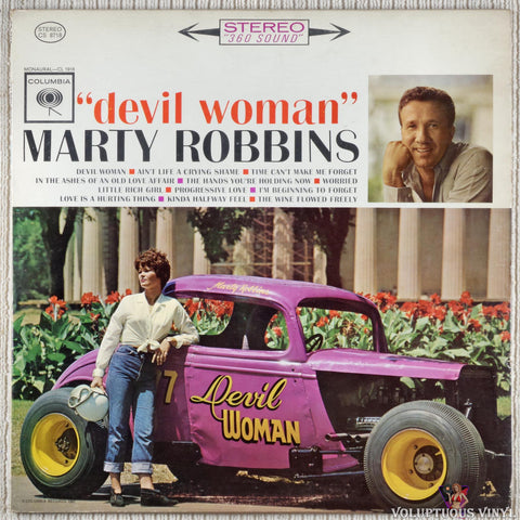 Marty Robbins – Devil Woman vinyl record front cover