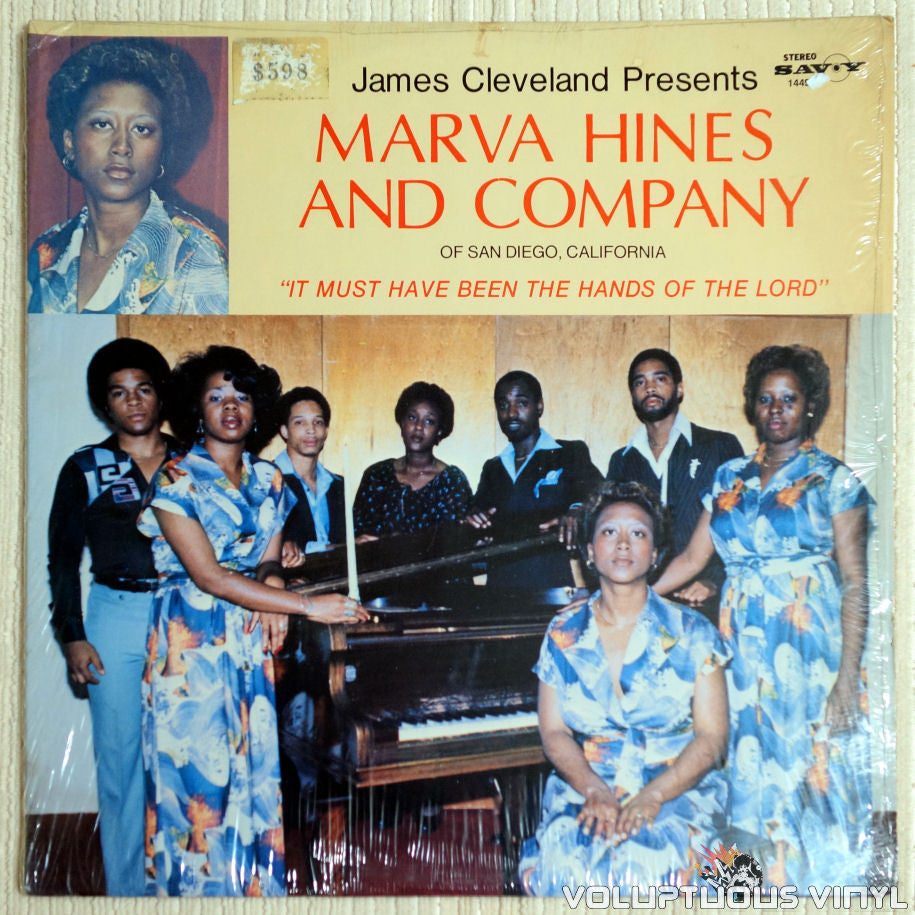 Marva Hines And Company ‎– It Must Have Been The Hands Of The Lord - Vinyl Record - Front Cover