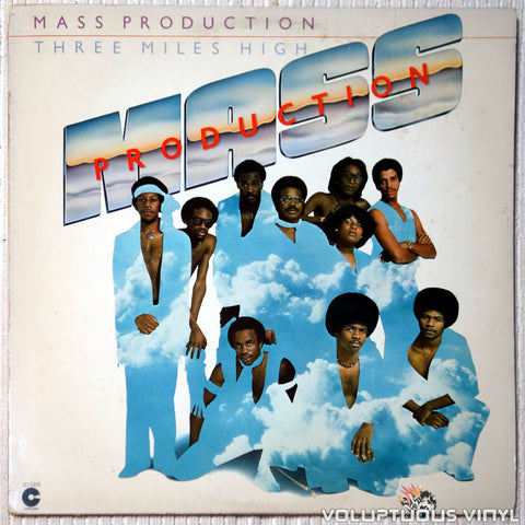 Mass Production ‎– Three Miles High vinyl record front cover