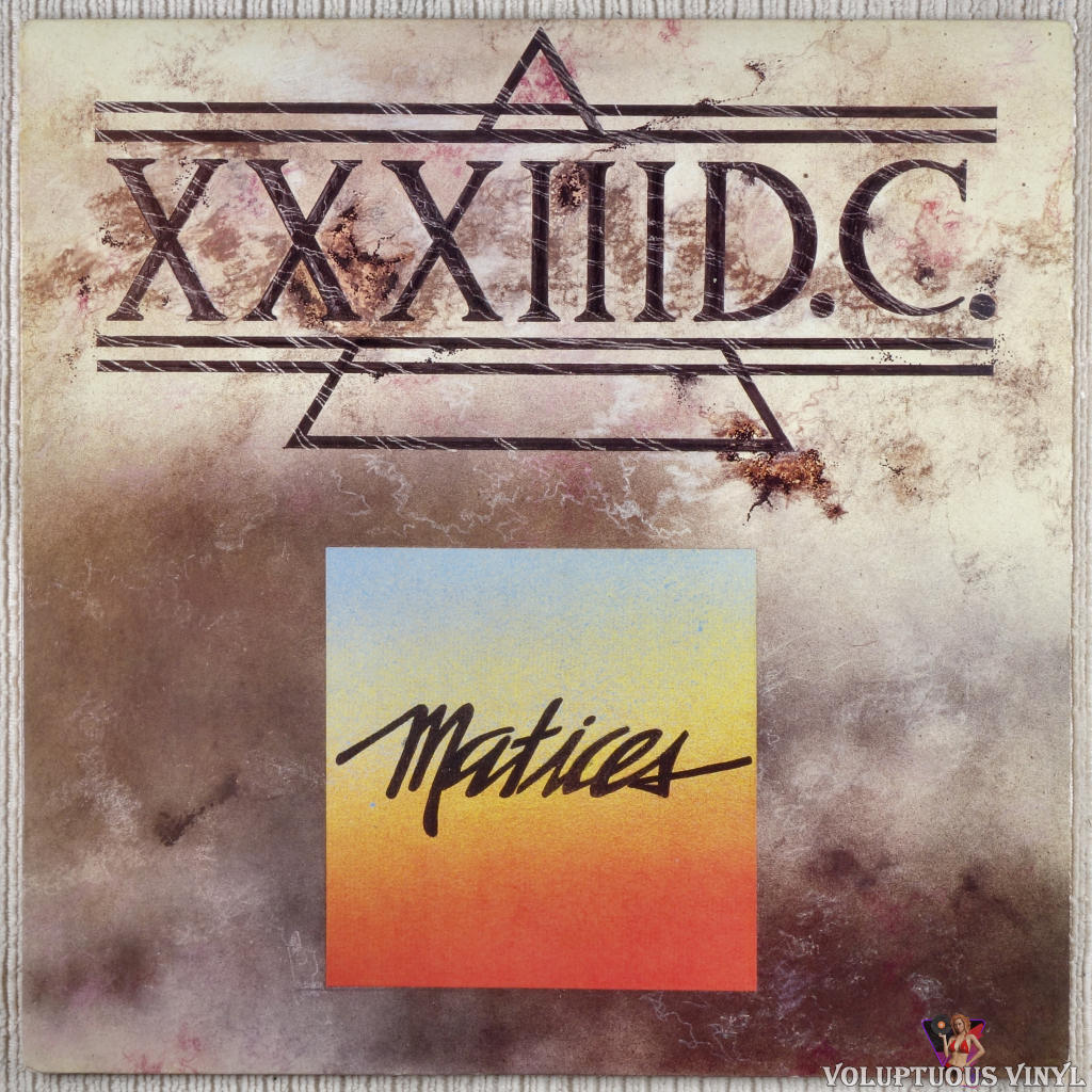 Matices ‎– XXXIII D.C. vinyl record front cover