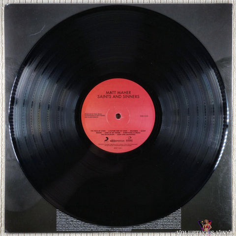 Matt Maher ‎– Saints And Sinners vinyl record 