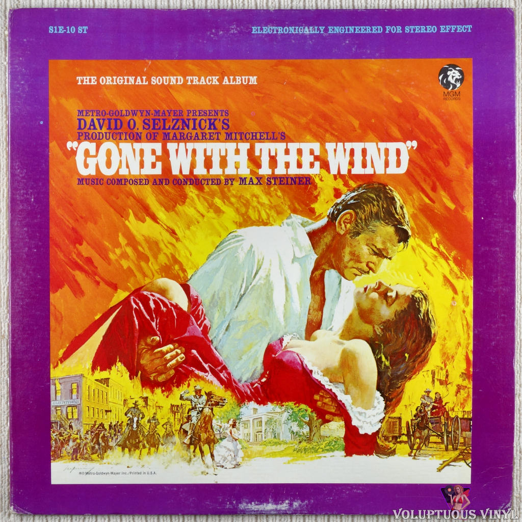 Max Steiner – Gone With The Wind (Original Soundtrack Album) vinyl record front cover