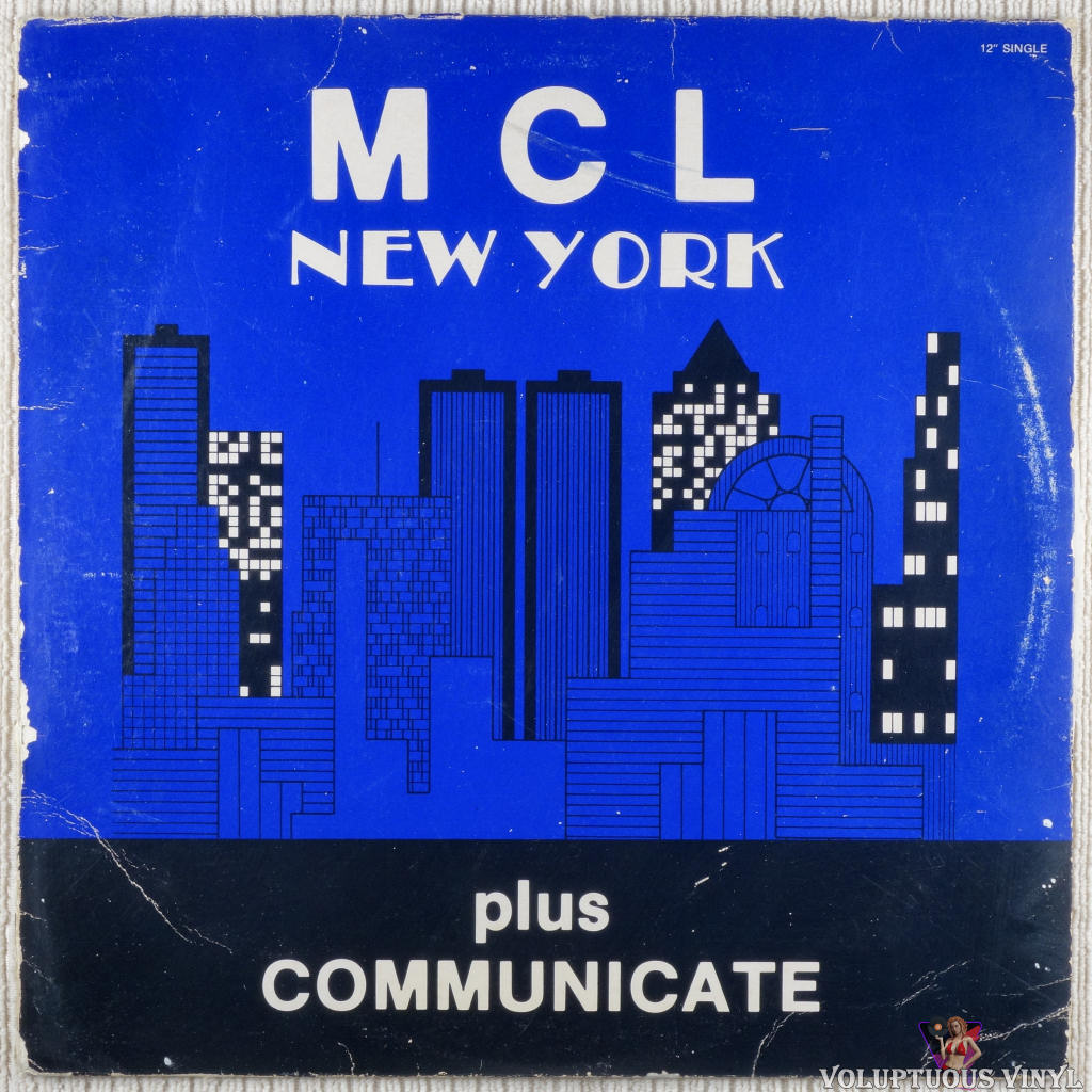 MCL (Micro Chip League) – New York Plus Communicate vinyl record front cover