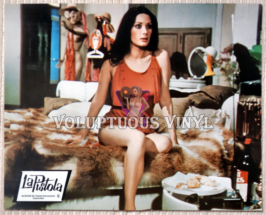 Mean Frank And Crazy Tony (1973) - German Lobby Card - Leggy Edwige Fenech