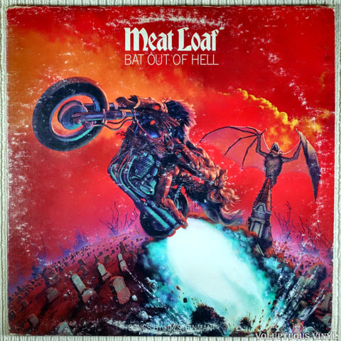 Meat Loaf ‎– Bat Out Of Hell vinyl record front cover