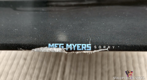 Meg Myers ‎– Sorry vinyl record front cover spine