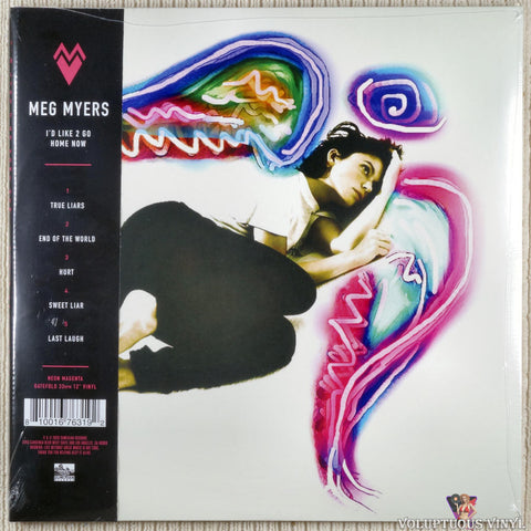 Meg Myers ‎– Thank U 4 Taking Me 2 The Disco / I'd Like 2 Go Home Now vinyl record back cover