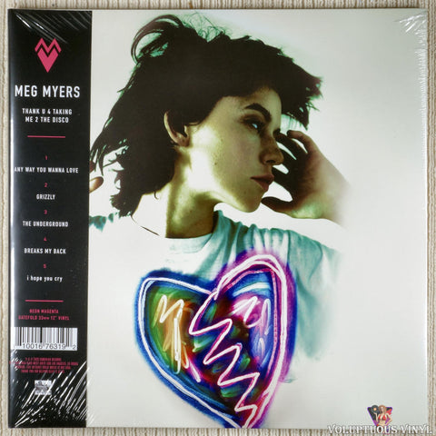 Meg Myers ‎– Thank U 4 Taking Me 2 The Disco / I'd Like 2 Go Home Now vinyl record front cover