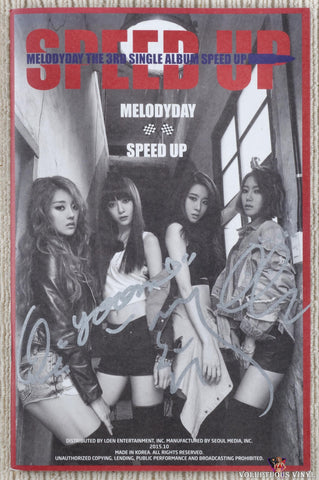 Melody Day ‎– Speed Up (2015) Autographed, Korean Press