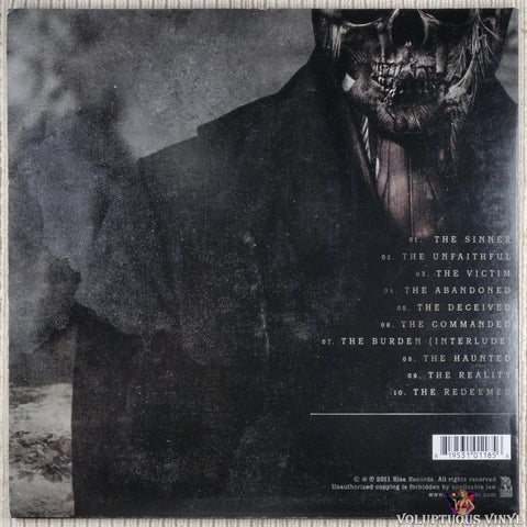 Memphis May Fire ‎– The Hollow vinyl record back cover