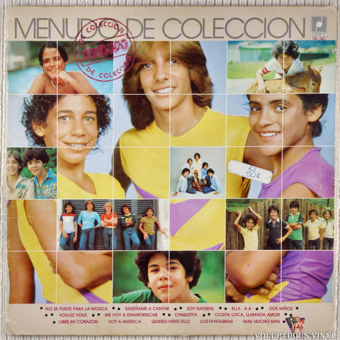 Menudo ‎– Menudo De Coleccion vinyl record front cover