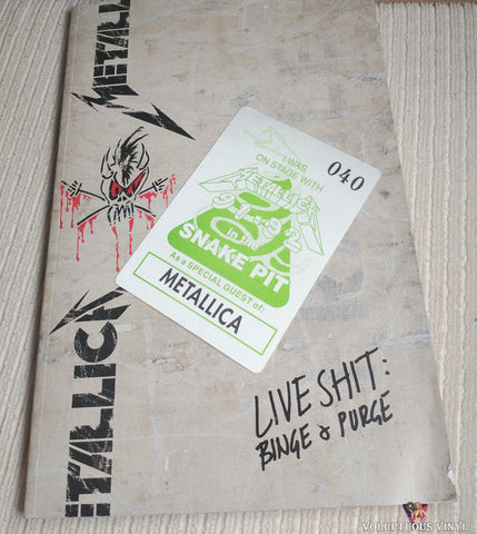 Metallica – Live Shit: Binge & Purge CD & VHS box set book