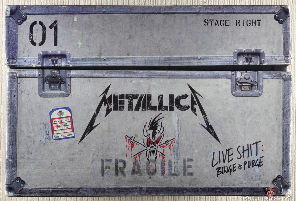 Metallica – Live Shit: Binge & Purge (1994) 3 x CD, Album 3 x VHS, Box Set  – Voluptuous Vinyl Records
