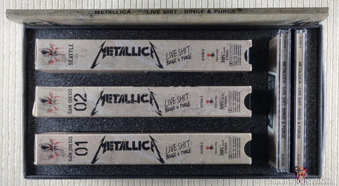 Metallica – Live Shit: Binge & Purge CD & VHS box set inside
