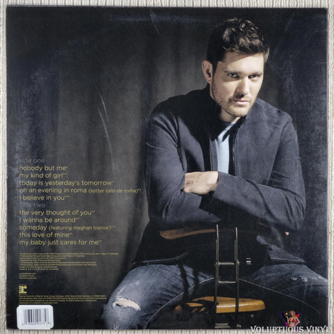 Michael Bublé – Nobody But Me vinyl record back cover