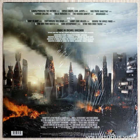 Michael Giacchino ‎– Star Trek Into Darkness - Vinyl Record - Back Cover