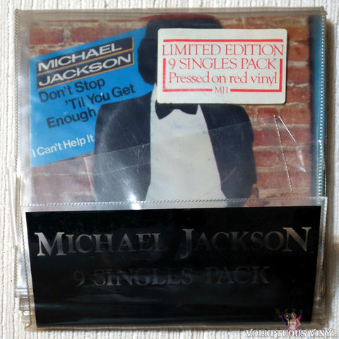Michael Jackson – 9 Singles Pack (1983) 9x7" Singles, Red Vinyl, UK Press