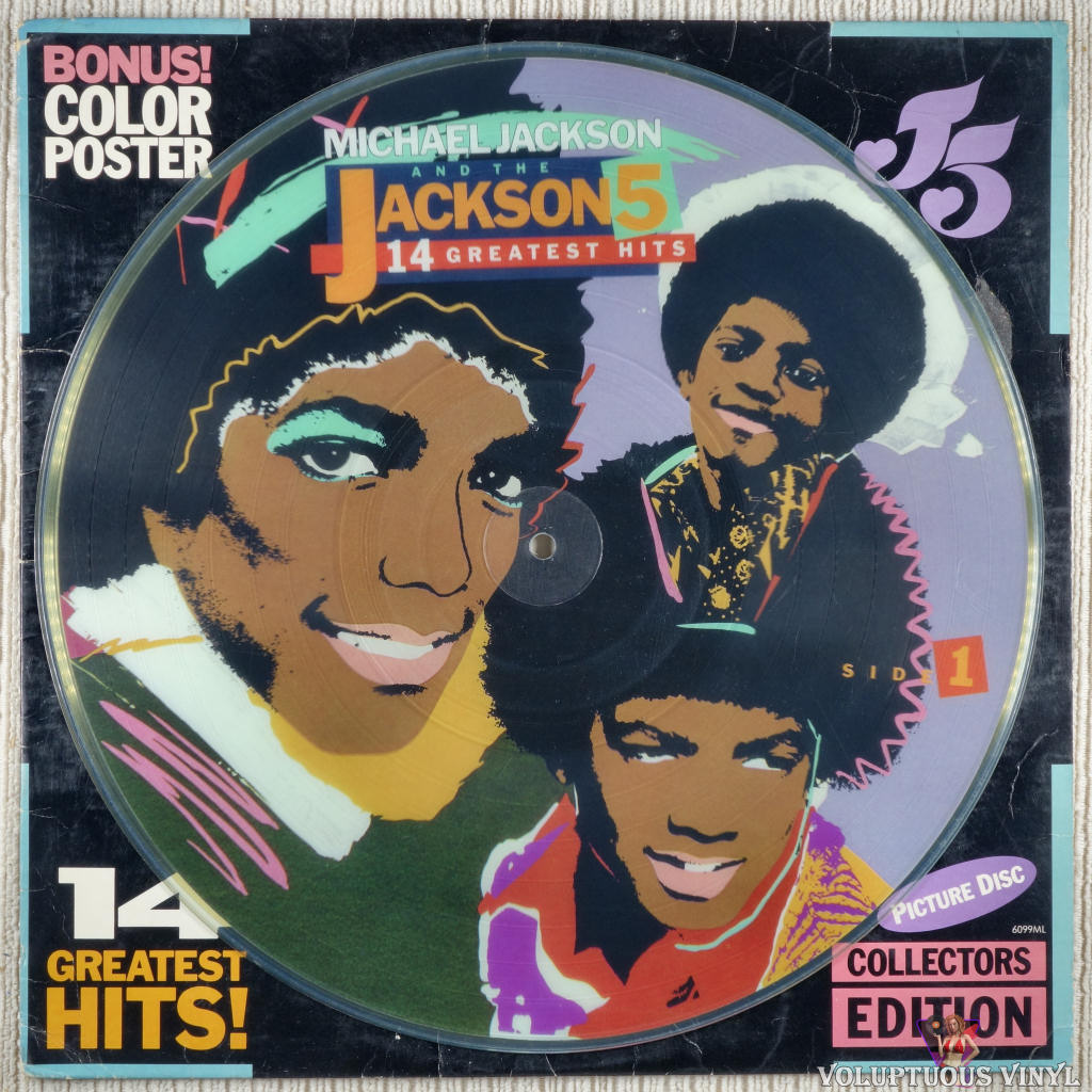 Michael Jackson And The Jackson 5 – 14 Greatest Hits (1984) Vinyl, LP,  Compilation, Picture Disc – Voluptuous Vinyl Records