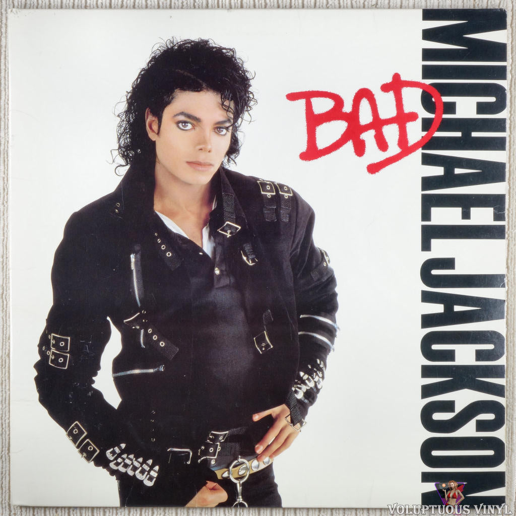 Michael Jackson ‎– Bad vinyl record front cover