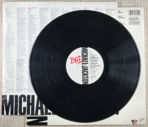 Michael Jackson ‎– Bad vinyl record