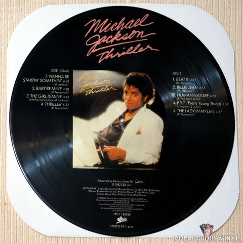 Michael Jackson ‎– Thriller vinyl picture disc