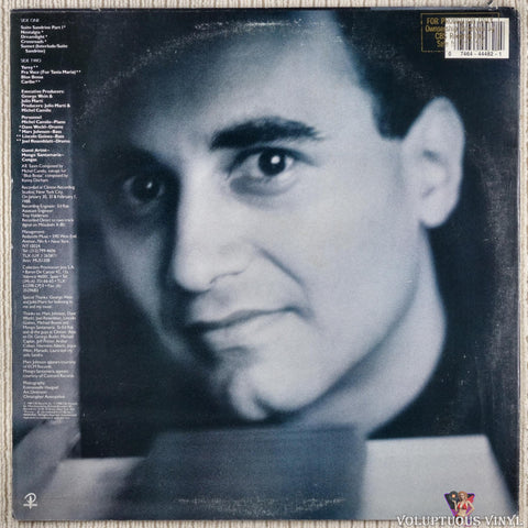 Michel Camilo ‎– Michel Camilo vinyl record back cover