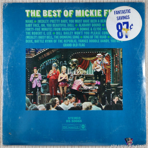 Mickie Finn ‎– The Best Of Mickie Finn vinyl record front cover