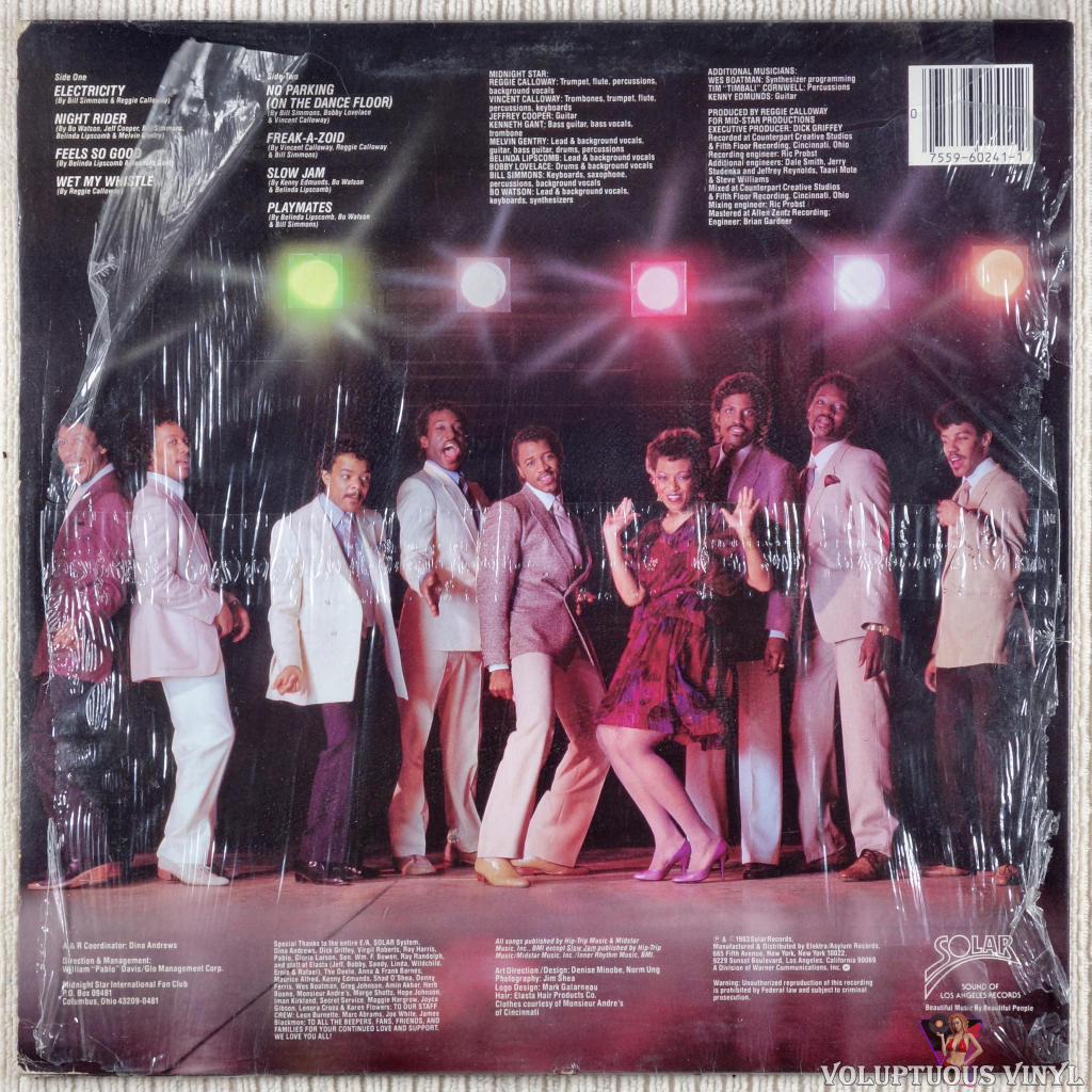 Midnight Star No Parking On The Dance Floor 1983 Vinyl Lp Al Voluptuous Records
