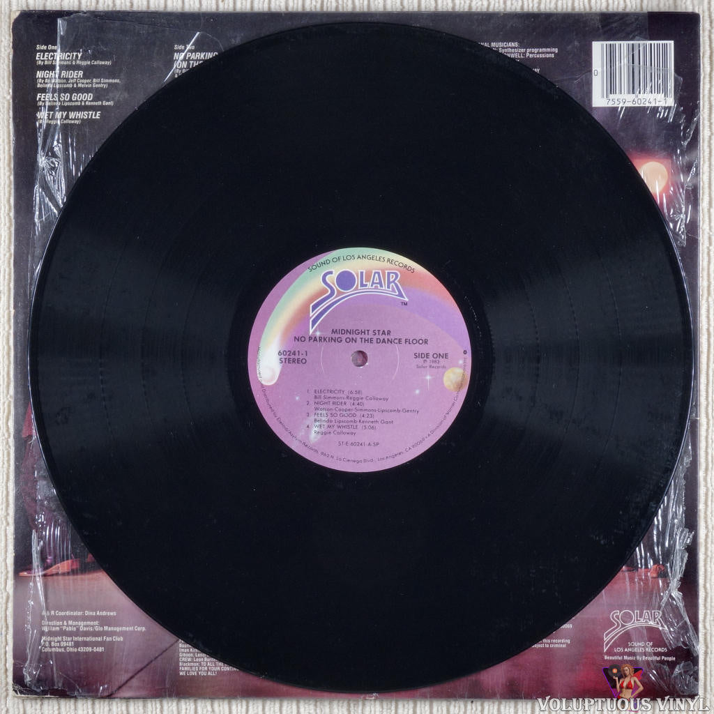 Midnight Star No Parking On The Dance Floor 1983 Vinyl Lp Al Voluptuous Records