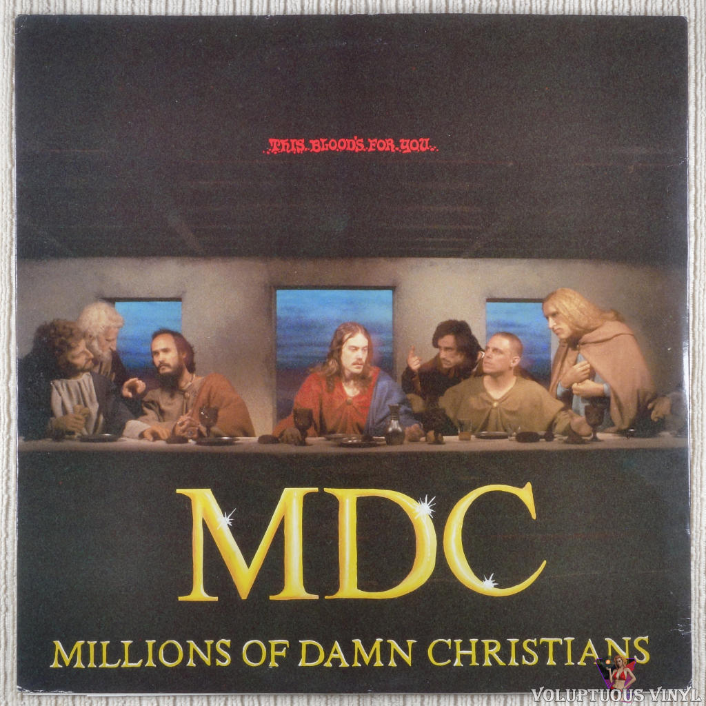 Millions Of Damn Christians – This Blood's For You vinyl record front cover