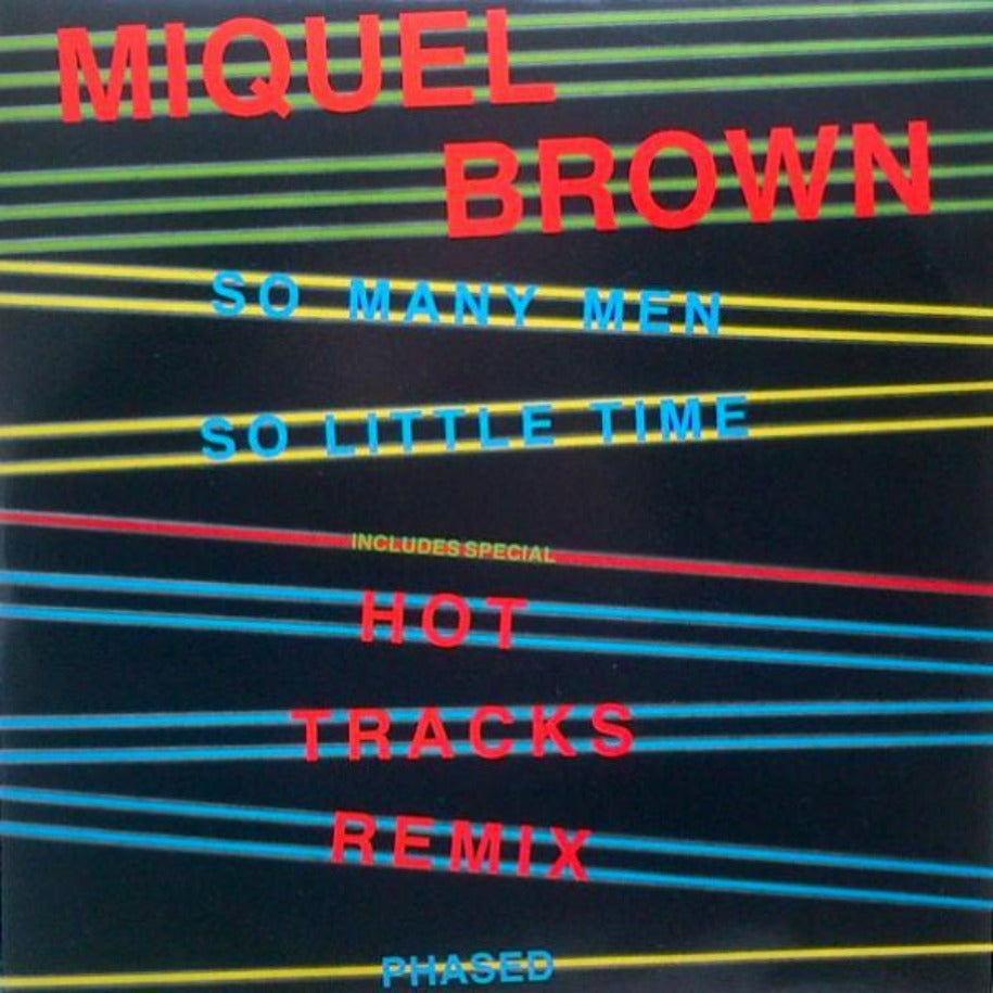 Miquel Brown ‎– So Many Men, So Little Time vinyl record front cover