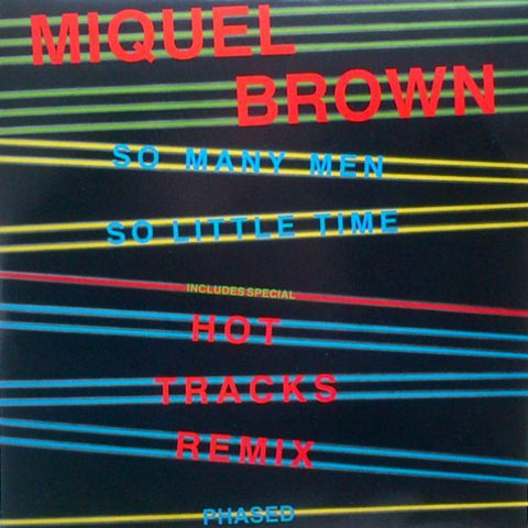 Miquel Brown – So Many Men, So Little Time (1984) 12" Single, UK Press