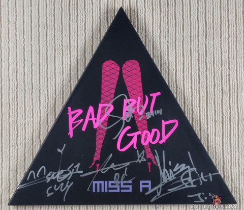 Miss A ‎– Bad But Good (2010) Autographed, Korean Press