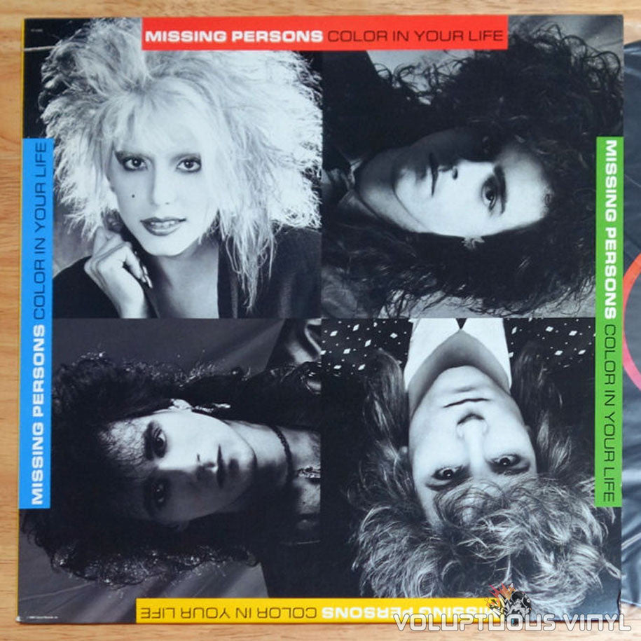 Missing Persons ‎Color In Your Life vinyl record front cover