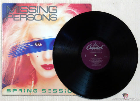 Missing Persons ‎– Spring Session M vinyl record