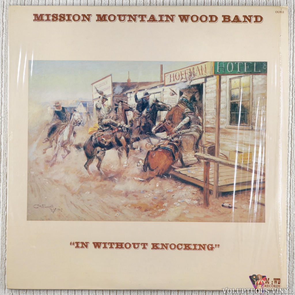 Mission Mountain Wood Band – In Without Knocking vinyl record front cover