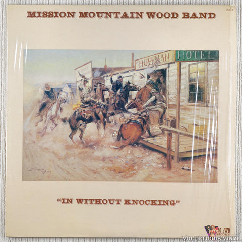 Mission Mountain Wood Band – In Without Knocking vinyl record front cover