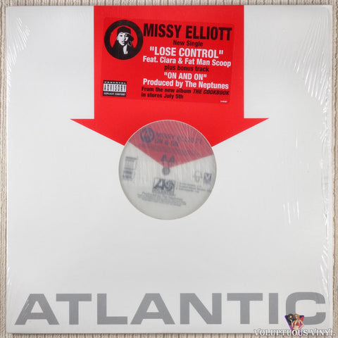 Missy Elliott Featuring Ciara & Fat Man Scoop ‎– Lose Control / On & On vinyl record front cover