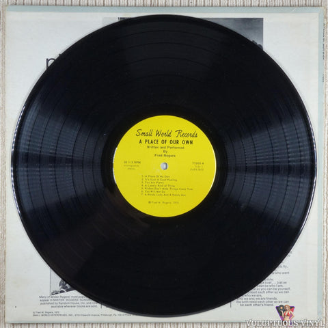 Mister Rogers ‎– A Place Of Our Own vinyl record