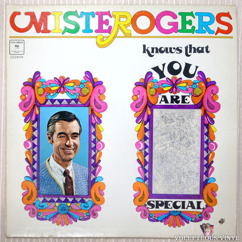 Mister Rogers ‎– You Are Special vinyl record front cover